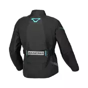 Macna Nivala Lady мотокуртка Black Aqua Зеленый