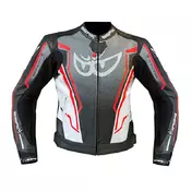 Berik Race-sport 2 Leather мотокуртка Black White Red Зеленый