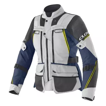 Clover Outland 3 Wp Lady мотокуртка Grey Blue Синий