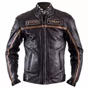 Helstons Daytona Leather мотокуртка Black Черный
