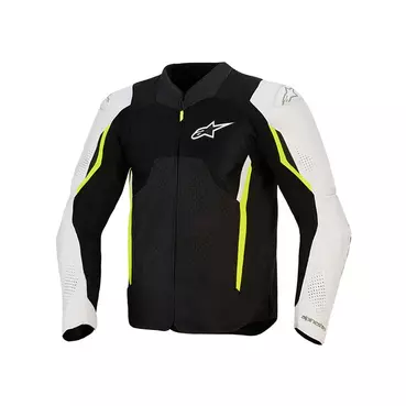 Alpinestars Ast V3 Air мотокуртка Silver Yellow Fluo Желтый