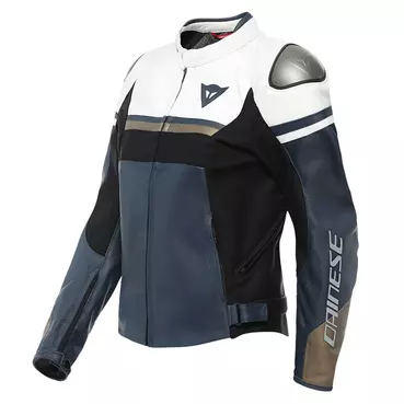 Dainese Rapida Lady Leather мотокуртка Iris White Белый