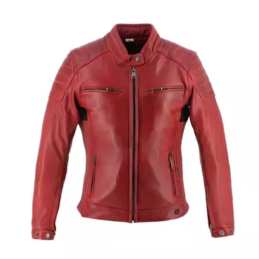 Helstons Jody Lady Leather мотокуртка Red Красный