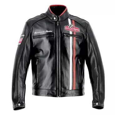 HELSTONS Jay lederjacke Черный