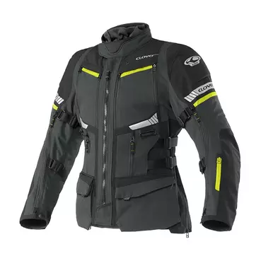 Clover Gts-5 Wp мотокуртка Yellow Dark Grey Серый