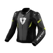 Rev'it Control Leather мотокуртка Black Yellow Желтый