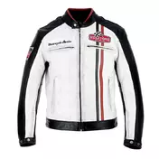 Helstons Jay Leather мотокуртка White Белый