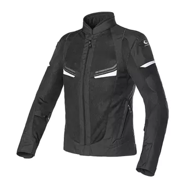 Clover Airjet 5 мотокуртка Black White Черный