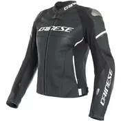 Dainese Racing 3 D-air® Lady Leather мотокуртка White Белый