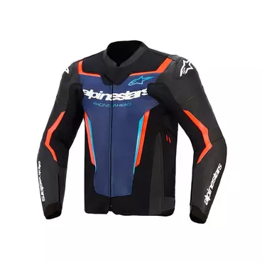 Alpinestars Gp Force V2 Leather мотокуртка Blue Red Синий