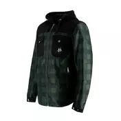 Helstons Wood Air Canvas мотокуртка Black Green Зеленый