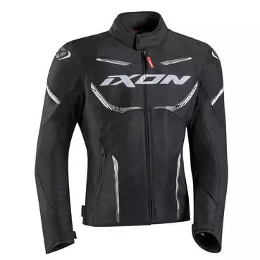 Ixon Striker Air Wp мотокуртка Black White Черный