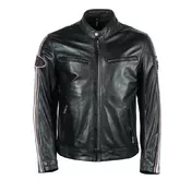 Helstons Race Rag Leather мотокуртка Black Черный