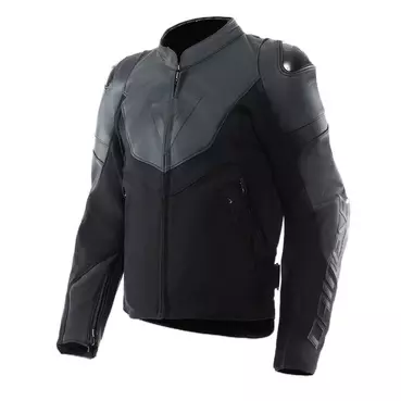 Dainese Iperattiva Leather мотокуртка Black Черный