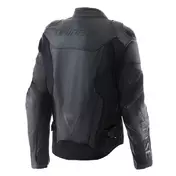 Dainese Iperattiva Leather мотокуртка Black Черный