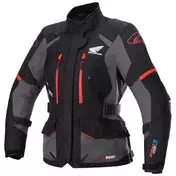 ALPINESTARS Honda Stella Andes V3 Drystar® jacke Black / Tar / Grey / Bright / Red