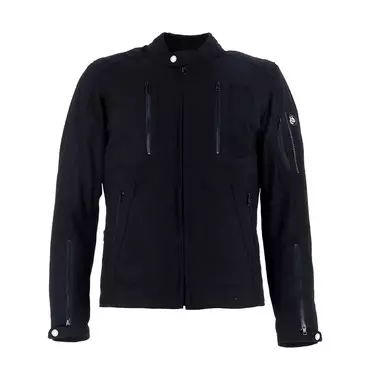 Helstons Puma Toile Canvas мотокуртка Black Черный