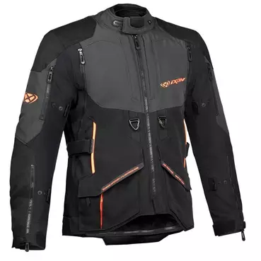 Ixon Ragnar мотокуртка Black Anthracite Orange Оранжевый