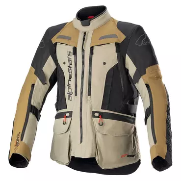 Alpinestars Bogota Pro Drystar мотокуртка Green Yellow Коричневый