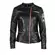 Helstons Cher Soft Lady Leather мотокуртка Black Черный