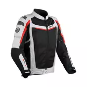Dane Solskin мотокуртка Black Light Grey Red Красный