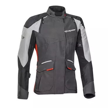 Ixon Balder Lady мотокуртка Black Grey Red Черный