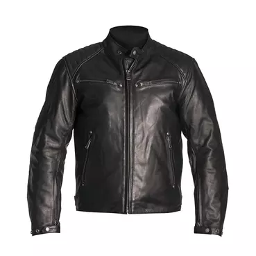 Helstons Rocket Leather мотокуртка Black Черный