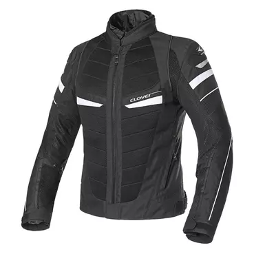Clover Rainjet 2 Wp мотокуртка Black White Черный