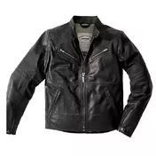 Spidi Garage Robust Leather мотокуртка Black Черный