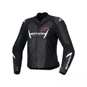 Alpinestars Stella Faster V3 Leather мотокуртка Coral Черный