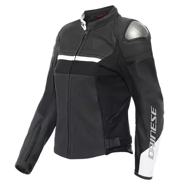 Dainese Rapida Perforated Lady Leather мотокуртка Black Черный