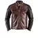 HELSTONS Cruiser lederjacke marron/noir