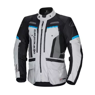 Alpinestars Bogota Pro Drystar мотокуртка Grey Cyan Серый