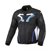 Macna Tazar 2.0 мотокуртка Black White Blue Синий