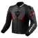 REVIT Argon 2 lederjacke Black / Neon Red