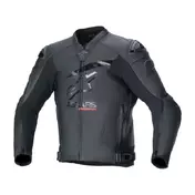 Alpinestars Gp Plus R V4 Airflow Leather мотокуртка Black Черный