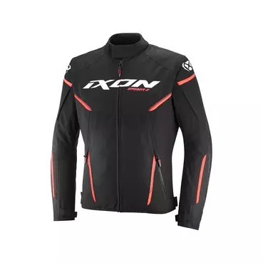 Ixon Striker 2 мотокуртка Black White Red Красный