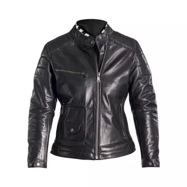 Helstons Laureen Leather мотокуртка Black Черный