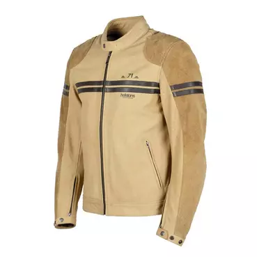 Helstons Chevy Air Leather мотокуртка Yellow Brown Желтый