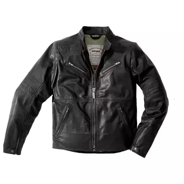 Spidi Garage Leather мотокуртка Black Черный