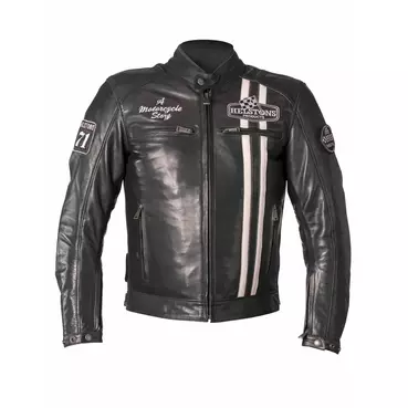HELSTONS Indy lederjacke Бело-синий