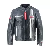 Helstons Boxer Motul Leather мотокуртка Black Черный