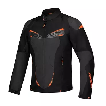 Ixon Caliber мотокуртка Black Anthracite Orange Оранжевый