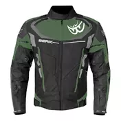 BERIK NJ-223318-BK Rennjacke Black / Military Green / Dark Grey