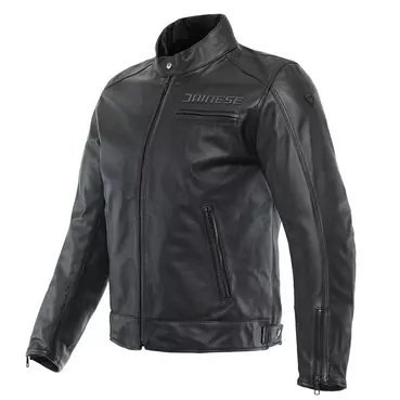 Dainese Zaurax Leather мотокуртка Black Черный