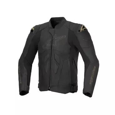 Alpinestars Dusk Leather мотокуртка Black Laser