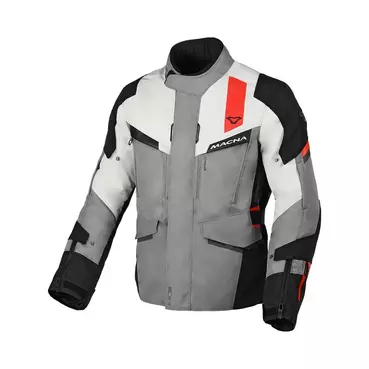 Macna Zastro мотокуртка Grey Black Red Серый