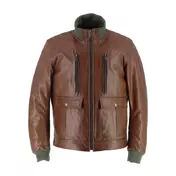 Helstons Downtown Leather мотокуртка Brown Коричневый