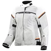 LS2 Textil Riva jacke Light Grey / High Vis Orange