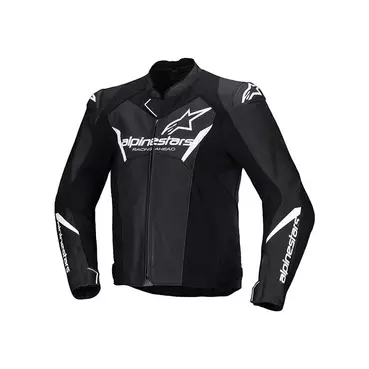 Alpinestars Faster V3 Airflow Leather мотокуртка White Белый